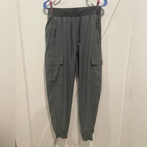 Libin Joggers Pants Gray Women's Medium Cargo Pocket Athleisure Outdoor Amazon